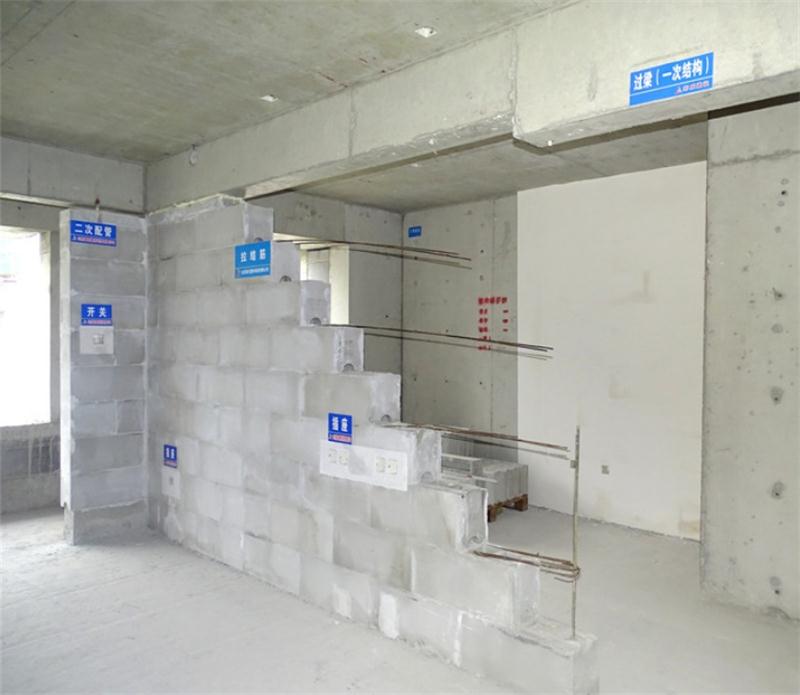 脱硫石膏空心砌块“展示”：绿色建材+规程+图集+实际节点(图4)